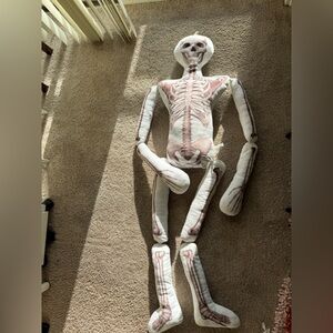 5 foot tall Skeleton Pillow